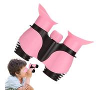Lnhgh Prismáticos compactos para niños, juguetes para niños con telescopio de exterior - 8 aumentos para observación de aves, excursiones, conciertos y actividades turísticas