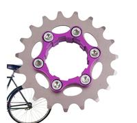 Lnhgh Rueda Libre de Velocidad Única, Pedal de Rueda Trasera de Bicicleta | Volante de Inercia de Bicicleta Robusto y Alta Resistencia,Casetes y Ruedas Libres de Accesorios de Reemplazo de Ciclismo de