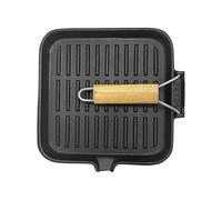 Lnhgh Sartén De Hierro Fundido, Plancha Antiadherente, Sartén De Hierro Mineral Antiadherente Para Hornear Cocinar Parrilla Estufa Acampada Fogón Preparación Comidas Al Aire Libre