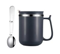Lnhgh Taza aislada con asa - Taza de café térmica de acero inoxidable de 500 ml - Taza de café para bebidas calientes, taza de viaje para uso interior y exterior para mujeres