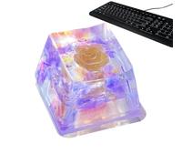 Lnhgh Teclas de resina para teclado,Teclas de Resina | Tapa de llave de flores secas de resina - Translúcido translúcido, reemplazo de bricolaje, perfil Sa, tapa de tecla Esc para teclado mecánico
