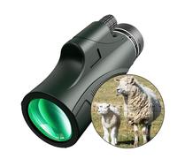 Lnhgh Telescopio monocular 12x50, monoculares para adultos de alta potencia, telescopio monocular impermeable para Smartphone | Telescopio monocular compacto de visión clara, alta potencia, para y