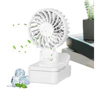 Lnhgh Ventilador de viaje Kelld, ventilador de enfriamiento de mesa, USB recargable Clip Clip Fan de viaje, potente máquina de flujo de aire, fuerte para la playa, lugar
