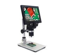 LNHHG High-Definition 7-Inch Large-Screen Repair Microscope Electron Microscope Professional Lifting Bracket 1200 Times Digital Microscope(Without Battery)