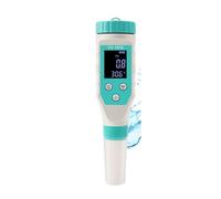 LNHHG Medidor de Cloro y pH for Piscinas 7 en 1, probador Profesional de Sal/ORP/TDS/EC/FAC, analizador de Calidad del Agua for SPA y Aguas Termales.