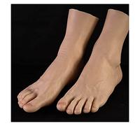 LNHHG Modelo de pie Vasos sanguíneos for Arte líquido de Silicona Calcetines Masculinos TPE Dibujo de reflexología Masaje Práctica TG4401(Soles Ankle Skeleton,Left Foot)