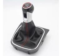 LNHYGTFR Pomo Perilla de Cambios Compatible con VW para Golf para Jetta MK6 2010 2011 2012 2013 2014 5 6 Velocidades Palanca De Cambios Palanca De Cambios con Funda Protectora(6 Speed-Type C)