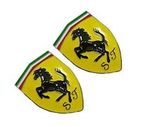 LNHZX 2 Pegatinas Decorativas Delanteras y traseras para Ferrari California 430 F12 458 488 812 F8 456 Portofino Roma, Pegatinas de protección Exterior 3D