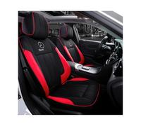 LNHZX Protector de Asiento de Coche para Mercedes-Benz W169 A-Class 2005 2006 2007 2008 2009 2010 2011 Cubierta de Asiento Transpirable Funda Asiento de Coche Accesorios,Black+Red