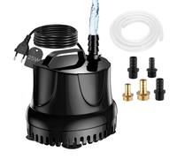 Lnicez bomba de agua sumergible 25W, MAX 1500 L/H Bomba de acuario Bomba de estanque ultra silenciosa bajo el agua para estanque, fuente de jardín acuario