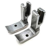 LNKA Juego de prensatelas de costura sólido para soldadura (izquierda) + derecha, vástago alto #36069L+36069R (1/4 pulgadas) de repuesto para Brother DB2 Series Singer195K, 245, 251, 281, 31, 331K,