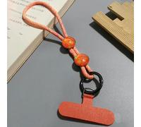 LNKUGN Cinturino da polso semplice con Motivo a Pietra di Cristallo, regolabile, con cordino Corto per cellulare, custodia universale Anti-smarrimento