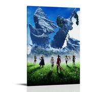 LNLEXTAR Anime Xenoblade Chronicles Póster Pintura Decorativa Lienzo Arte de Pared Salón Póster Dormitorio Pintura, Arte de Pared Impresión de Imagen Moderna Decoración de Habitación Familiar 40 x 60