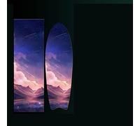 LNMLRBXEXZ Cinta De Agarre para Monopatín 84 * 23cm(33.46X9.45inch) Skateboard Grip Tape Stickers Bubble Free Waterproof Longboard Griptape AC008