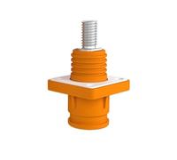 LNMOUMEZB Conector de conexión rápida de Almacenamiento de energía de Alta conductividad de 8 mm y 200 A, Tipo Tornillo M8, Conector Industrial antioxidante(200A Orange Screw Socket)