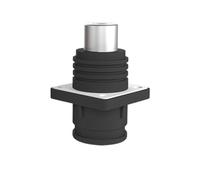 LNMOUMEZB Conector de energía de Alto Voltaje de un Solo núcleo de 12 mm, Tipo Tuerca, 250~400 A, Conector de energía for chasis de comunicación Industrial y Comercial(250A 400A Black Nut Socket)