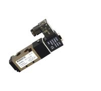 LNMOUMEZB Válvula solenoide de 5 Puertos y 2 Posiciones, Serie 4V110-06, Normalmente Cerrada, 220 V CA, 12 V CC, 24 V CC, 110 V CA, con conexión de 4 mm, 6 mm y 8 mm.(8mm Fittings-03,4V110-06 DC24V)