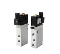 LNMOUMEZB Válvula solenoide de Control de Aire de 1/4 1/2 Serie 802/263, CC 24 V, CA 220 V, electroválvula de Dos vías y Tres Posiciones.(Ac110v,2637050 G1-2 2-5Way)