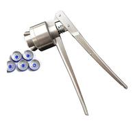 LNNLOO Engarzadora De Viales De Mano De 13 Mm/ 20 Mm, Alicate Engarzadora De Sellado De Tapa Manual De Acero, Plástico De Aluminio/Aluminio Completo, Aplicación Alimentos, Embalaje,13mm,A