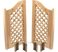 LNNNW Puertas Batientes Dubbele Draaideur Van Gaas, Massief Houten Tussenschot Met Zelfsluitende Halve Taille Deur, Maatwerk Mogelijk para Cafetería(110x90cm)