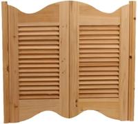 LNNNW Puertas Batientes Puerta abatible interior del café de la puerta de la cocina con el cierre automático, puerta abatible del porche del vintage for la partición para Cafetería(80x90cm(WxH))