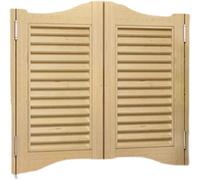 LNNNW Puertas Batientes Puerta de media cintura con cierre automático for salón, cafetería, Bar, mostrador, cocina, puerta de media cintura, personalizable para Cafetería(Original Wood,90x90cm(WxH))