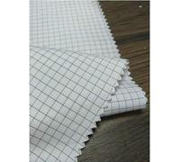 LNNNW Tela de Faraday Trajes antiestáticos antiradiación, monos de tela for ropa conductora, sombreros, zapatos, guantes y bolsos para proyectos DIY(Bianco,1.5x5m)