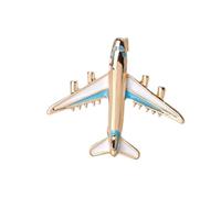 LNNSHX Broches Broche Broche de avión de Oro Aleación de Zinc Pin de avión Rojo Broche de joyería Pin Joyería de Mujer Accesorios de Prendas Pin para Mujeres Mujeres