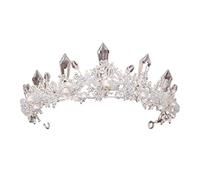LNNSHX Corona de Cristal Tiaras y Coronas Nupciales Accesorios para el Cabello de Boda Tiara Diademas