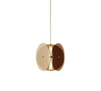 LNNSHX Lámpara Colgante de Cristal Redonda, lámpara de Fuente LED, Isla de Cocina cálida, Colgante Decorativo