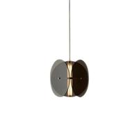LNNSHX Lámpara Colgante de Cristal Redonda, lámpara de Fuente LED, Isla de Cocina cálida, Colgante Decorativo