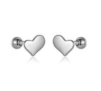 LNNSHX Pendientes 100% con Forma de corazón para joyería de Mujer, DA1979-A