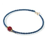LNNSHX Pulsera Feng Shui Pulsera de Piedras Preciosas Naturales Pulsera de Cristal de cinabrio Pulsera de amuletos de la Suerte de 6 mm para Mujeres y Hombres Amuleto de meditación de Chakras de