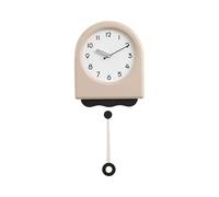 LNNSHX Reloj para Sala de Estar Sin ponche Estilo Crema Sala de Estar Reloj de Pared oscilante Reloj Moderno y Simple Reloj Reloj de Pared Decorativo de Lujo Reloj de Pared (Color: A, Tamaño: M)