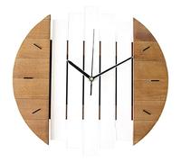 LNNSHX Reloj para Sala de Estar Xilófono de Pared Relojes de Madera Diseño Breve Silencioso Hogar Café Oficina Decoración de Pared Relojes para Pared de Cocina Relojes de Pared Grandes Reloj de Pared