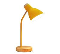 LNNSNE Adjustable Multi-Angle Wooden Lamp for Bedroom and Study - Eye-Care (White)