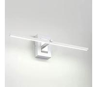 LNNSNE Appliques murales Mirror Light Bathroom Vanity Waterproof Indoor Stairs Hallway Metal Strip Wall Lamps L18.12in Bedside Decor Lamp, Black A (C