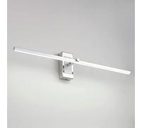 LNNSNE Appliques murales Mirror Light Bathroom Vanity Waterproof Indoor Stairs Hallway Metal Strip Wall Lamps L18.12in Bedside Decor Lamp, Black A (C