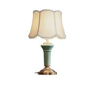 LNNSNE Bedside Lamp Lamp for Bedroom Table lampsAmerican Light Luxury All -Bronze Ceramic Table Lamp Master Bedroom Bedside Table Lamp(Color:A,Size:)