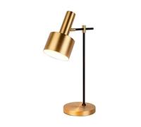 LNNSNE Bedside Wrought Iron Lampshade Adjustable Light Hardware Nightstand Desk Lamp Bedroom Table Lamps for Living Room