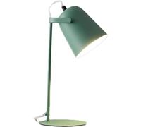 LNNSNE Bedside Wrought Iron Nightstand Light Illumination Desk Lamp Table Lamps for Living Room (Color White, Size : Push Button Switch)