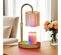 LNNSNE Candle Warmer Lamp with 7 Color Changing, Timer Dimmer Height Adjustable, Candle Warmer with RGB Model Home Decor for Mom, Wife, Lover, Friend