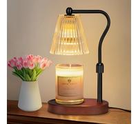 LNNSNE Candle Warmer Lamp with Dimmer, Candle Warmer with Timer Adjustable Height for Scented Wax Jar Candles, Gifts for Women Mom New Home Decor, for Women Mothers Day