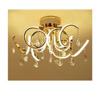 LNNSNE Crystal Ceiling Light Multiple Heads fixtures Compatible with Living Room Bed Dinning, Chandelier