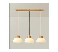 LNNSNE Dining Table Glass Lampshade Hanging Lamps Compatible with Ceiling Kitchen Island Bedroom Suspension Pendant Chandelier