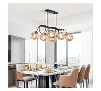 LNNSNE Glass Lights Pendant Light Lamps Compatible with Living Room Indoor Chandelier