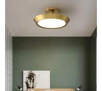 LNNSNE Gray Metal Lamp Flush Mount Thin Round Ceiling Light Fixture, Chandelier