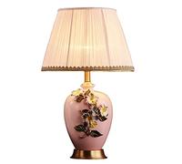 LNNSNE Hand-Painted Enamel Bedside Lamp Minimalist Elegant | Pink