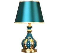 LNNSNE Handmade Ceramic Fabric Lampshade for Living Room (Color Large)