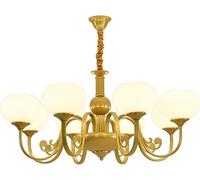 LNNSNE Industrial Pendant Matte Glass Globe Ceiling Light Fixture, Chandelier